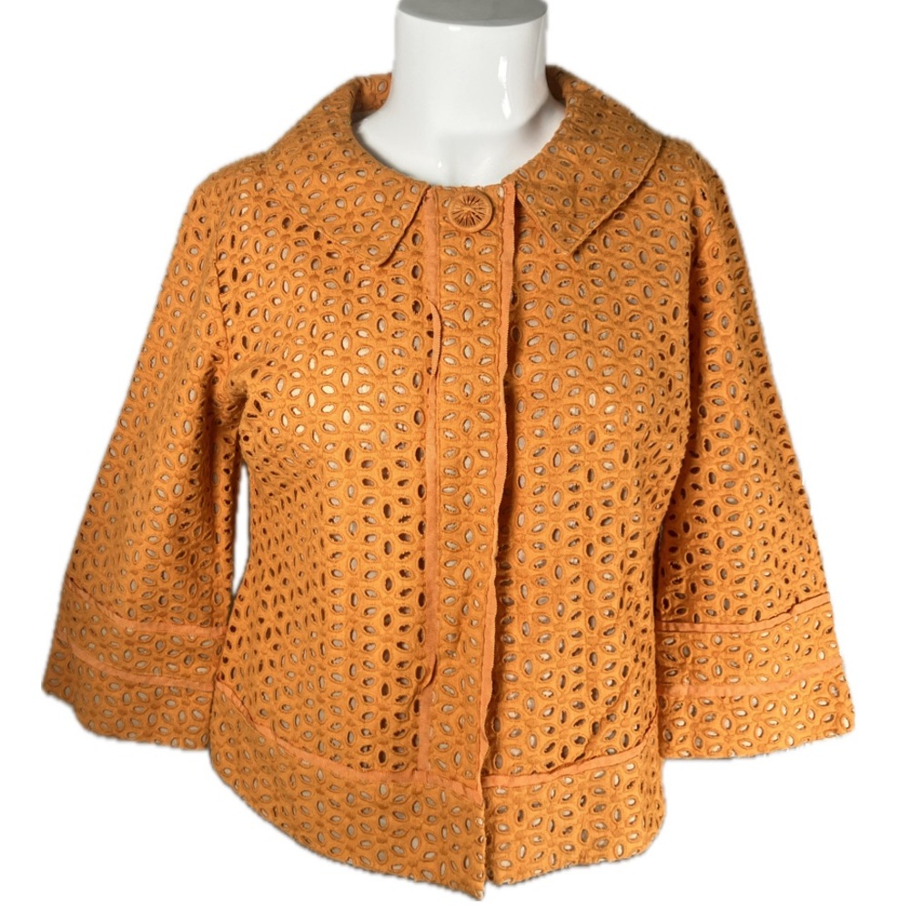 Chico’s Eyelet Jacket